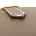 エルメス HERMES ベアンコンパクト エトゥープ ヴォーエプソン 二つ折り財布 ゴールド金具 グレージュ