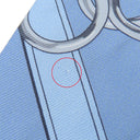 エルメス HERMES ツイリー ブルージーン×ホワイト×ミール シルク スカーフ 【BRIDES ET GRIS GRIS/馬勒とチャーム】