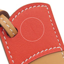 エルメス HERMES パドックボット ブーツ ナチュラルサブレ×カプシーヌ ヴォースイフト バトラー バッグチャーム シルバー金具 茶 オレンジ