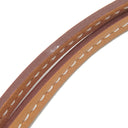 エルメス HERMES パドックボット ブーツ ナチュラルサブレ×カプシーヌ ヴォースイフト バトラー バッグチャーム シルバー金具 茶 オレンジ