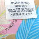 エルメス HERMES ツイリー ローズ×ベージュ×オレンジ シルク スカーフ 【JAGUAR QUETZAL/ジャガー ケツァール】