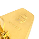 エルメス HERMES エマイユ ネイビー×ゴールド GP 七宝焼き イヤリング ゴールド金具 七宝 紺