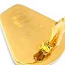 エルメス HERMES エマイユ ネイビー×ゴールド GP 七宝焼き イヤリング ゴールド金具 七宝 紺