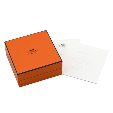 エルメス HERMES エクスリブリス ペンダントPM シルバー×ピンクゴールド K18PG シルバー925 ネックレス シルバー金具