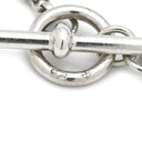 エルメス HERMES エクスリブリス ペンダントPM シルバー×ピンクゴールド K18PG シルバー925 ネックレス シルバー金具