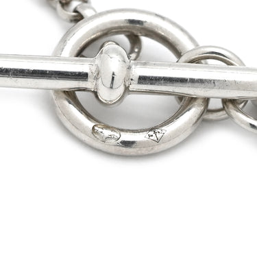 エルメス HERMES エクスリブリス ペンダントPM シルバー×ピンクゴールド K18PG シルバー925 ネックレス シルバー金具