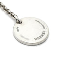 エルメス HERMES エクスリブリス ペンダントPM シルバー×ピンクゴールド K18PG シルバー925 ネックレス シルバー金具