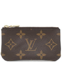 ルイヴィトン LOUIS VUITTON ポシェット クレ M62650 モノグラム モノグラムキャンバス コインケース ゴールド金具 茶 キーチェーン付き