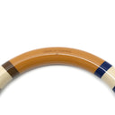 エルメス HERMES Hエキップ PM サーブルマリン バッファローホーン ラッカーウッド 14037 ブレスレット 茶 ベージュ 青