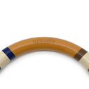 エルメス HERMES Hエキップ PM サーブルマリン バッファローホーン ラッカーウッド 14037 ブレスレット 茶 ベージュ 青