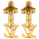 ルイヴィトン LOUIS VUITTON ピアス フープ LV アイコニック M01732 ゴールド GP ピアス LV イニシャル