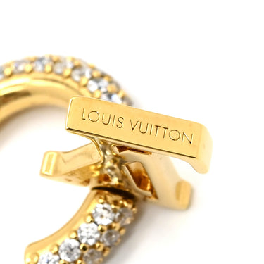 ルイヴィトン LOUIS VUITTON ピアス フープ LV アイコニック M01732 ゴールド GP ピアス LV イニシャル
