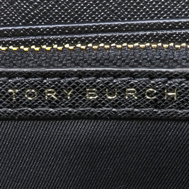 トリーバーチ TORY BURCH エマーソン ラウンドファスナー 136110 ブラック レザー 長財布 ゴールド金具 黒 新品 未使用