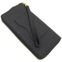 トリーバーチ TORY BURCH エマーソン ラウンドファスナー 136110 ブラック レザー 長財布 ゴールド金具 黒 新品 未使用