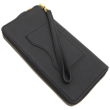 トリーバーチ TORY BURCH エマーソン ラウンドファスナー 136110 ブラック レザー 長財布 ゴールド金具 黒 新品 未使用