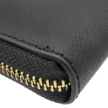 トリーバーチ TORY BURCH エマーソン ラウンドファスナー 136110 ブラック レザー 長財布 ゴールド金具 黒 新品 未使用