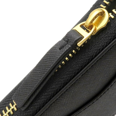 トリーバーチ TORY BURCH エマーソン ラウンドファスナー 136110 ブラック レザー 長財布 ゴールド金具 黒 新品 未使用