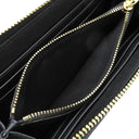 トリーバーチ TORY BURCH エマーソン ラウンドファスナー 136110 ブラック レザー 長財布 ゴールド金具 黒 新品 未使用