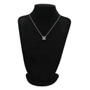 ルイヴィトン LOUIS VUITTON GO-14 ネックレス M01872 シルバー GP ネックレス LVサークル チャーム