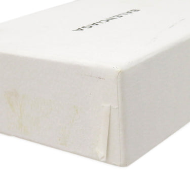 バレンシアガ BALENCIAGA ペーパー ミニ ウォレット 391446 ピンク レザー 三つ折り財布 シルバー金具 コンパクトウォレット