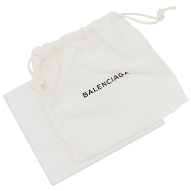 バレンシアガ BALENCIAGA ペーパー ミニ ウォレット 391446 ピンク レザー 三つ折り財布 シルバー金具 コンパクトウォレット