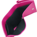 バレンシアガ BALENCIAGA ペーパー ミニ ウォレット 391446 ピンク レザー 三つ折り財布 シルバー金具 コンパクトウォレット