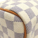 ルイヴィトン LOUIS VUITTON スピーディ30 N41533 ダミエアズール ダミエアズールキャンバス ハンドバッグ ゴールド金具 白 ボストン 鍵・パドロック欠品