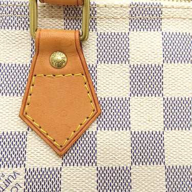 ルイヴィトン LOUIS VUITTON スピーディ30 N41533 ダミエアズール ダミエアズールキャンバス ハンドバッグ ゴールド金具 白 ボストン 鍵・パドロック欠品