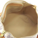 ルイヴィトン LOUIS VUITTON スピーディ30 N41533 ダミエアズール ダミエアズールキャンバス ハンドバッグ ゴールド金具 白 ボストン 鍵・パドロック欠品