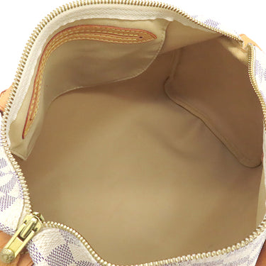 ルイヴィトン LOUIS VUITTON スピーディ30 N41533 ダミエアズール ダミエアズールキャンバス ハンドバッグ ゴールド金具 白 ボストン 鍵・パドロック欠品