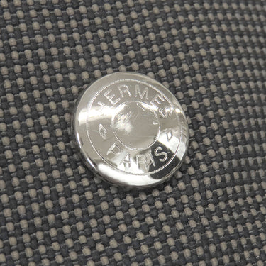 エルメス HERMES エールライン アド MM グレー キャンバス リュック・デイパック シルバー金具 鍵・カデナ欠品