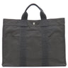 エルメス HERMES エールライントート MM グレー キャンバス トートバッグ シルバー金具 鍵・カデナ欠品