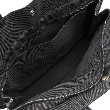 エルメス HERMES エールライントート MM グレー キャンバス トートバッグ シルバー金具 鍵・カデナ欠品