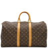 ルイヴィトン LOUIS VUITTON キーポル 45 M41428 モノグラム モノグラムキャンバス ボストンバッグ ゴールド金具 茶
