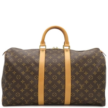 ルイヴィトン LOUIS VUITTON キーポル 45 M41428 モノグラム モノグラムキャンバス ボストンバッグ ゴールド金具 茶