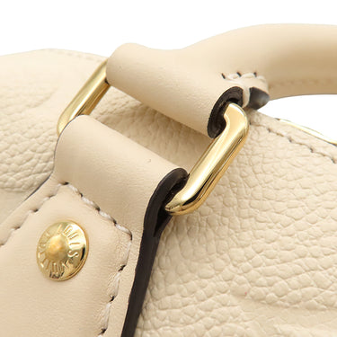 ルイヴィトン LOUIS VUITTON スピーディ バンドリエール20 M58954 クレーム モノグラムアンプラント 2WAYバッグ ゴールド金具 白 ハンドバッグ ショルダー