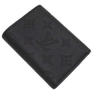 ルイヴィトン LOUIS VUITTON ヴィクター ウォレット M12635 ブラック モノグラムシャドウレザー 三つ折り財布 マットブラック金具 黒 コンパクトウォレット