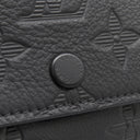 ルイヴィトン LOUIS VUITTON ヴィクター ウォレット M12635 ブラック モノグラムシャドウレザー 三つ折り財布 マットブラック金具 黒 コンパクトウォレット