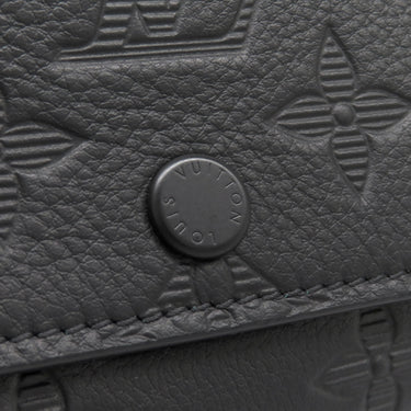 ルイヴィトン LOUIS VUITTON ヴィクター ウォレット M12635 ブラック モノグラムシャドウレザー 三つ折り財布 マットブラック金具 黒 コンパクトウォレット