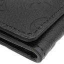 ルイヴィトン LOUIS VUITTON アンヴェロップ カルト ドゥ ヴィジット M58456 ノワール モノグラムアンプラント カードケース ゴールド金具 黒 名刺入れ