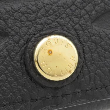 ルイヴィトン LOUIS VUITTON アンヴェロップ カルト ドゥ ヴィジット M58456 ノワール モノグラムアンプラント カードケース ゴールド金具 黒 名刺入れ