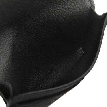 ルイヴィトン LOUIS VUITTON アンヴェロップ カルト ドゥ ヴィジット M58456 ノワール モノグラムアンプラント カードケース ゴールド金具 黒 名刺入れ