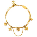 ルイヴィトン LOUIS VUITTON ブレスレット ブルーミング M4185A ゴールド GP ブレスレット LVサークル モノグラムフラワー