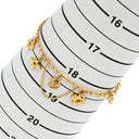 ルイヴィトン LOUIS VUITTON ブレスレット ブルーミング M4185A ゴールド GP ブレスレット LVサークル モノグラムフラワー