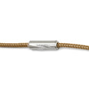 エルメス HERMES Hエキップ ノーティック セサミ×ブルー バッファローホーン レザー ラッカー ネックレス 茶 水色