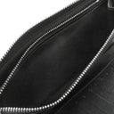 ルイヴィトン LOUIS VUITTON ジッピー ウォレット ヴェルティカル N63095 ダミエグラフィット ダミエグラフィットキャンバス 長財布 シルバー金具 黒 グレー ラウンドファスナー