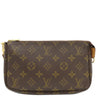 ルイヴィトン LOUIS VUITTON ポシェット アクセソワール M51980 モノグラム モノグラムキャンバス アクセサリーポーチ ゴールド金具 茶 ポーチ ハンドバッグ