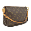 ルイヴィトン LOUIS VUITTON ポシェット アクセソワール M51980 モノグラム モノグラムキャンバス アクセサリーポーチ ゴールド金具 茶 ポーチ ハンドバッグ