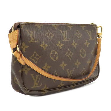 ルイヴィトン LOUIS VUITTON ポシェット アクセソワール M51980 モノグラム モノグラムキャンバス アクセサリーポーチ ゴールド金具 茶 ポーチ ハンドバッグ