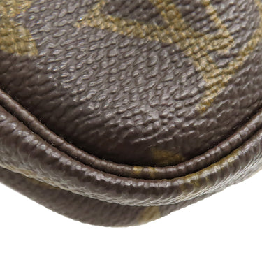 ルイヴィトン LOUIS VUITTON ポシェット アクセソワール M51980 モノグラム モノグラムキャンバス アクセサリーポーチ ゴールド金具 茶 ポーチ ハンドバッグ